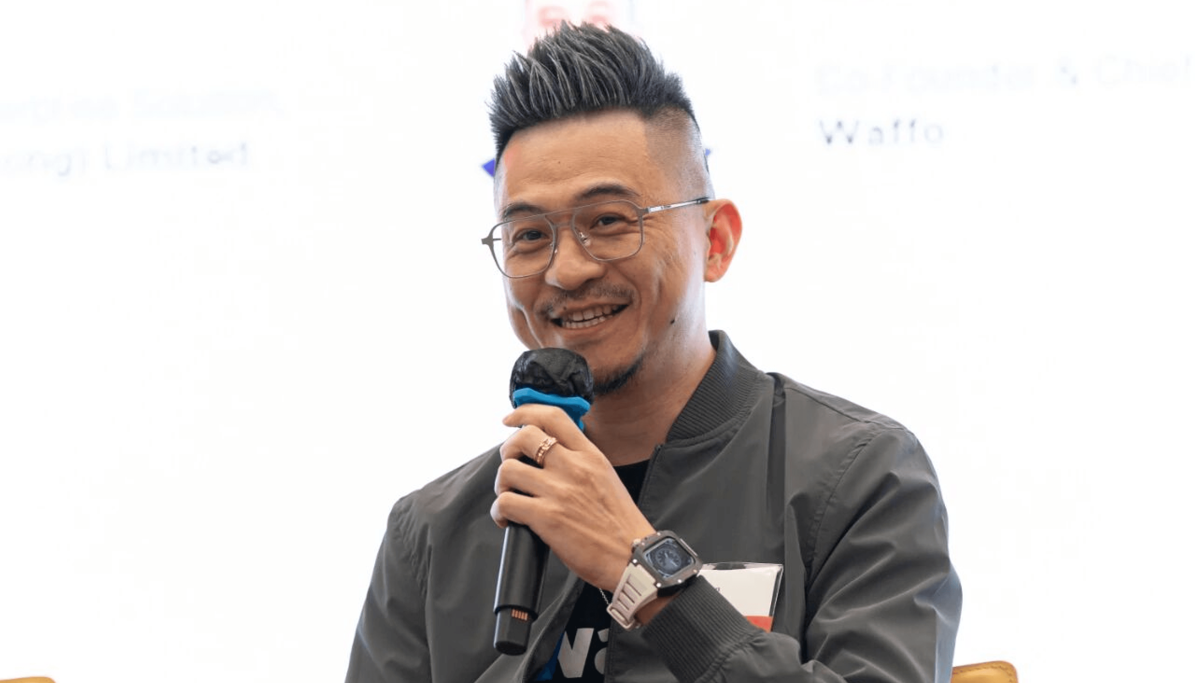 HSBC のデジタルコマース・フォーラムで登壇する Waffo 共同創業者 Steve Shen。
