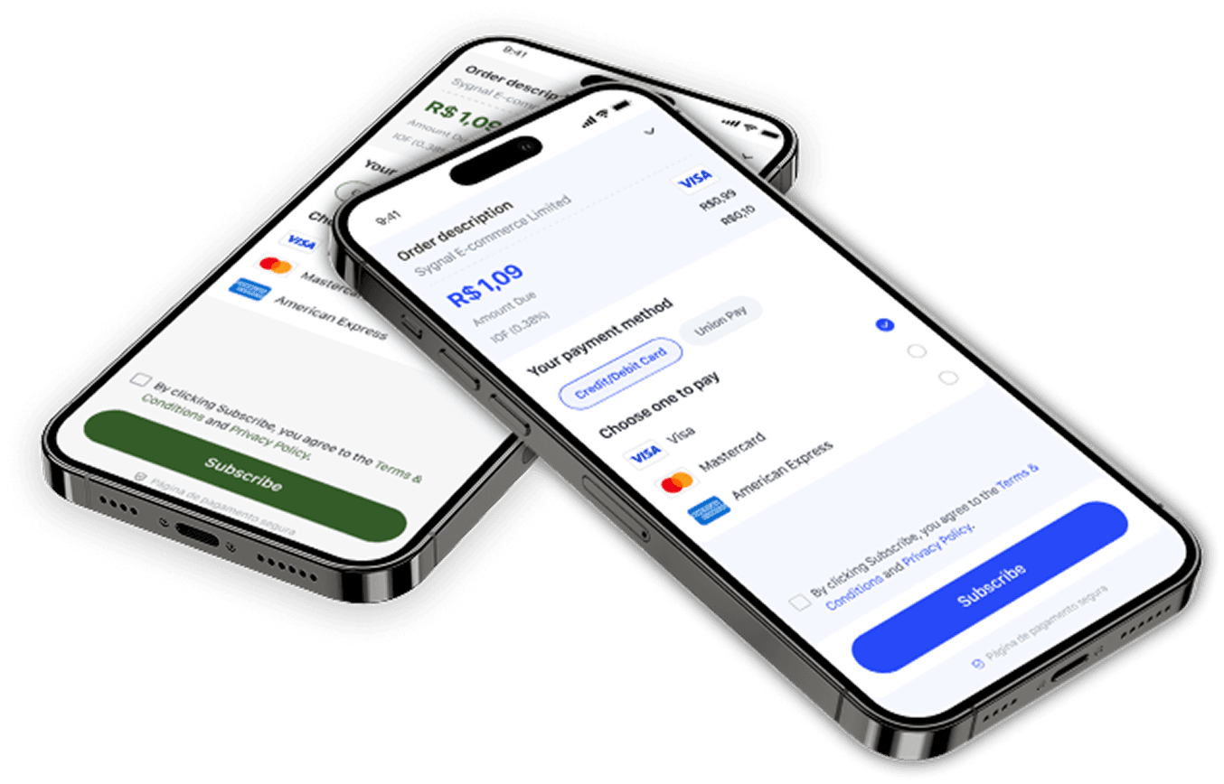 Waffo mobile one-click checkout with automatic localization of language and currency